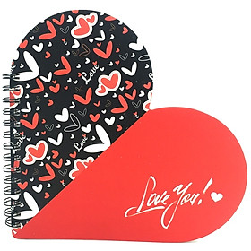 Bộ 2 Sổ Lò Xo Love Gift (17x17cm) - Mẫu 3