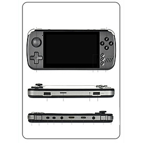 Mua Máy chơi game X39 - Màn IPS 4.3 inch siêu nét - Chơi game dành cho PS1/FC/SFC/FBA/CPS/GB/GBA/GBC/ARCADE - XEM PHIM NGHE NHẠC