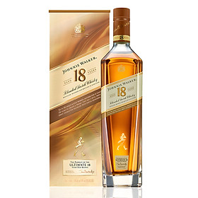 Rượu Johnnie Walker 18 Years Old Blended Scotch Whisky 750ml 40% Kèm Hộp