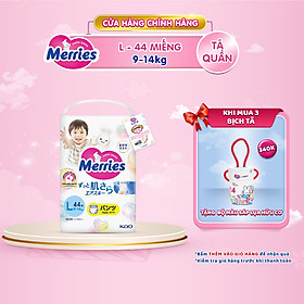 Tã/bỉm quần Merries size L - 44 miếng (dành cho bé từ 9 - 14kg)