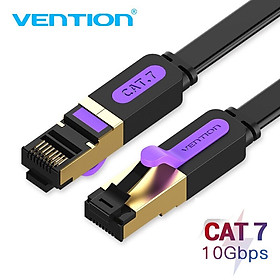 Mua Dây cáp mạng đúc sẵn 2 đầu Cat 7 Vention dạng dẹt dài 1m - 10m hỗ trợ tốc độ 10Gbps/s