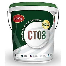 Mua Sơn sân tennis  sàn thể thao đa năng màu trắng  xanh  đỏ CT08-GOLD 20Kg- Hàng Chính Hãng