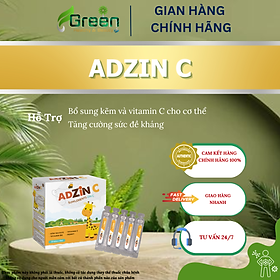 TPBVSK ADZIN C - Bổ sung kẽm và vitamin C Hộp 20 ống