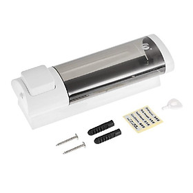 CHUANGDIAN Manual Hand Soap Dispenser Wall Mount Liquid Shampoo Shower Gel Dispenser Hand Cleanser Washroom Lotion Dispenser for B