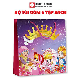 Sách -Truyện Kể Cho Bé Trước Giờ Đi Ngủ - Ngày Xửa Ngày Xưa - Combo 6 Cuốn - Đinh Tị Books