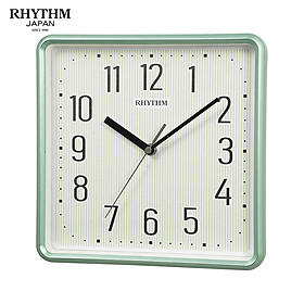 Đồng hồ treo tường Nhật Bản Rhythm CMG598NR05 – Kt 25.2 x 25.2 x 4.3cm, 500g Vỏ nhựa. Dùng Pin.