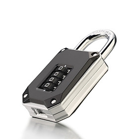 Mua khóa số 4 số móc khóa thép cứng D7mm  thân làm bằng hợp kim ghép bằng đinh tán  đổi được mã