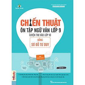 Chiến Thuật Ôn Tập Ngữ Văn Lớp 9 Luyện Thi Vào 10 Bằng Sơ Đồ Tư Duy (Tái Bản) tặng kèm bookmark
