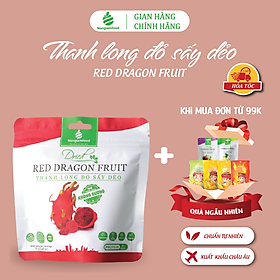 Thanh Long đỏ KHÔNG ĐƯỜNG sấy dẻo Nonglamfood túi 75g | Ăn vặt tốt cho sức khỏe | Healthy Snack | Ăn vặt văn phòng