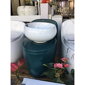Mua Combo Chậu lavabo rửa mặt đặt bàn tròn nhỏ và vòi dương bàn