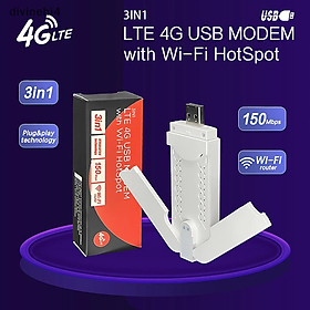 Mua Bộ định tuyến Router LTE 4G USB MODEM WIFI Hotspot không dây phát wifi từ SIM 4G tốc độ cao 150mbps phủ sóng rộng nhỏ gọn - miếng lót chuột