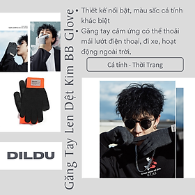 Hình ảnh Găng tay chống nắng dệt kim cảm ứng điện thoại Hatsu GLJ - Dòng cao cấp - cực thoải mái và vừa vặn Unisex