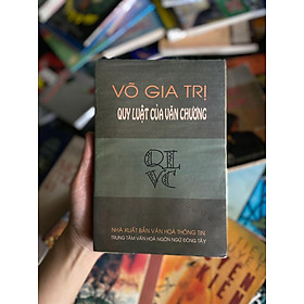 Qui luật của văn chương - Võ Gia Trị