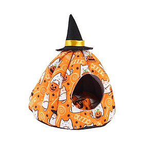 Halloween Pumpkin Nest, Nest House, Pet Accessories, Soft Sleeping Bed, Tent Cage Warm Bed Cave Tent for Hamster Small Pet, Animals Bird Hedgehog