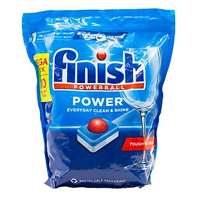 Viên rửa bát Finish Power AIl in one 110 viên -Viên 10 chức năng làm sạch hiệu quả- Đức Chính hãng
