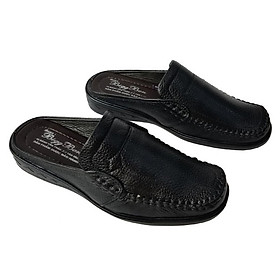 Dép Bít Mũi Nam Da Bò BIGGBEN Cao Cấp SB92