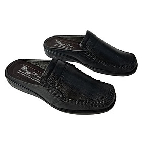 Dép Bít Mũi Nam Da Bò BIGGBEN Cao Cấp SB92