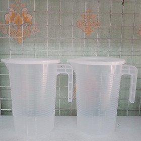 Mua Bộ 2 ca nhựa 3 5 lít có nắp và có vạch chia