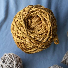 Mua Dây thừng se cotton size 3mm 5mm sợi màu vàng trang trí mềm mịn thắt macrame