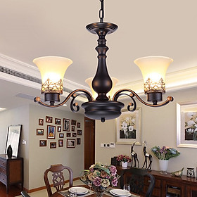 Mua Đèn chùm  - đèn trần trang trí nội thất 3 tay cổ điển PHONG CÁCH CỔ ĐIỂN BẮC ÂU