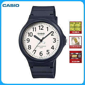 Đồng hồ nam dây nhựa casio mw-240-7bvdf