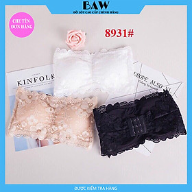 Áo Lót Bra Ren không dây siêu hot thương hiệu BAW mã AN23 - Trắng - one size