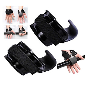 (1 ĐÔI )Quấn Cổ Tay Da Tập Xà Đơn Có Móc,Găng Tay Có Móc Nâng Tạ,móc sắt sơn tỉnh điện bọc đệm Nhám