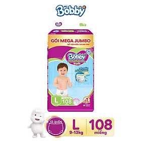 Tã quần Bobby có đệm lưng thấm mồ hôi đủ size M124/L108/XL96/XXL88