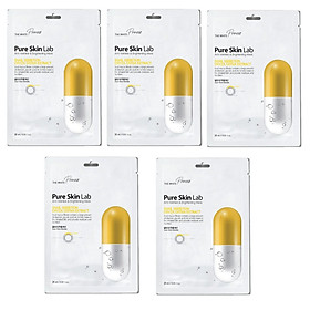 Hộp 5 miếng Mặt nạ The White Princess Pure Skin Lab giảm nhăn và sáng da-chiết xuất dịch ốc sên & cám gạo đen