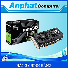 Card Màn Hình VGA INNO3D GeForce GTX 1050 Ti Twin X2 4GB GDDR5 - Hàng Chính Hãng