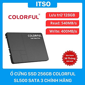 Ổ cứng SSD Colorful 256GB SL500 SATA 3 - Hàng chính hãng 