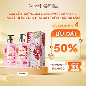 Combo 2 Hộp Sữa Tắm Dưỡng Ẩm Hương Nước Hoa Sweet Memories (400ml/ Chai)