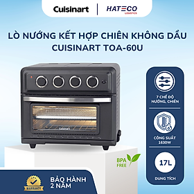Mua  Hàng chính hãng  Lò nướng đa năng có chức năng chiên không dầu Cuisinart TOA60U 17L