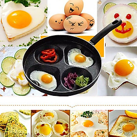 Mua Chảo Chiên Trứng Chống Dính Hình Trái Tim Xinh Xắn 4 ô