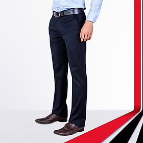 Quần tây nam Amazing màu đen và xanh đen, size 28 đến 40, form công sở truyền thống, không ly, ống suông