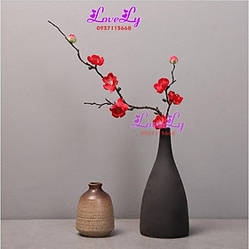 Mua Hoa giả - Cành đào trang trí nghệ thuật dài 60cm