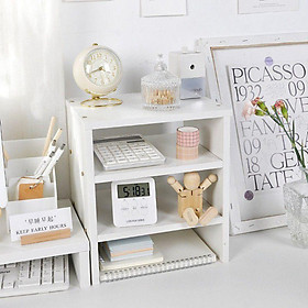 Mua KỆ SÁCH ĐỂ BÀN 3 TẦNG LẮP GHÉP