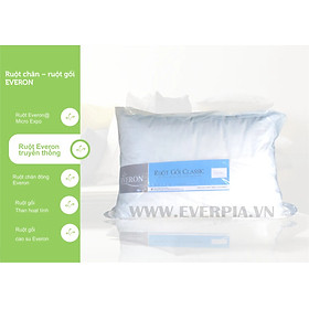 Ruột Gối EVERON Chính Hãng size 45x65cm , Ruột Thấp Hút Chân Không, Mền Mại, Êm Ái