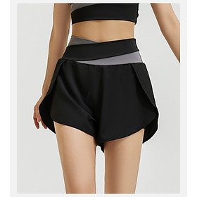 Quần sort quần đùi nữ phong cách thanh lịch lưng cao hack eo thon gọn