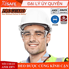 Mua Kính bảo hộ PROGUARD VS-2000C kính trong suốt  phòng dịch  chống bụi  tia UV  chống hóa chất đeo được cùng kính cận