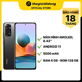 Mua Điện thoại Xiaomi Redmi Note 11 (4GB/128GB) - Xám - Hàng chính hãng