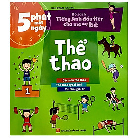 Hình ảnh Bộ Sách Tiếng Anh Đầu Tiên Của Bé - 5 Phút Mỗi Ngày - Thể Thao