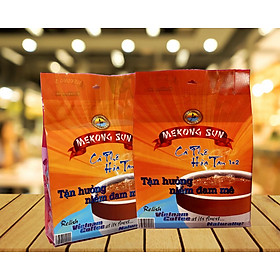 Cà phê hòa tan 1+2 Mekong Sun, 
Bịch 50 gói