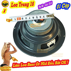 Mua LOA BASS 16 JB KIÊM LOA TRUNG 16 TỪ 80 COI 19.5  LOA MID 16 GÂN VẢI 2 XẾP - GIÁ 02 CHIẾC