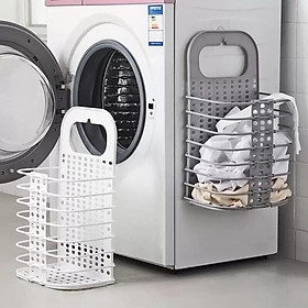 Mua Giỏ đựng đồ  quần áo treo tường gấp gọn - giao màu ngẫu nhiên