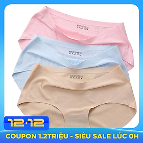 Combo 10 quần lót nữ su thông hơi không đường may, hàng đẹp loại xịn W19_153, nhiều màu, vải thun lạnh, thông hơi, co giãn đàn hồi tốt, thấm hút tốt, phù hợp mọi lứa tuổi, có màu da, màu trắng, màu đen, đồ lót nữ cao cấp