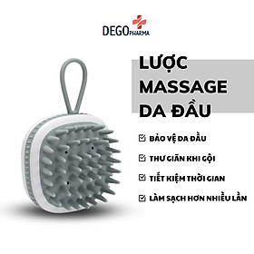 Lược gội đầu massage Dego Pharma - làm sạch da đầu, hỗ trợ đánh bay gàu & bã nhờn