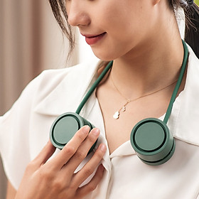 Mua Quạt sạc USB đeo cổ tích hợp khuếch tán tinh dầu màu ngẫu nhiên kèm chai tinh dầu