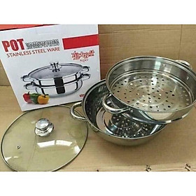 Mua Nồi hấp Inox 2 tầng Pot 28cm