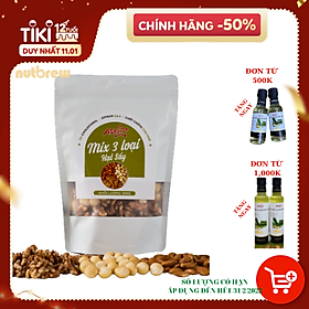 HẠT DINH DƯỠNG MIX 3 LOẠI HẠT SẤY ASTAR Mắc Ca, Óc Chó, Hạnh Nhân - Túi